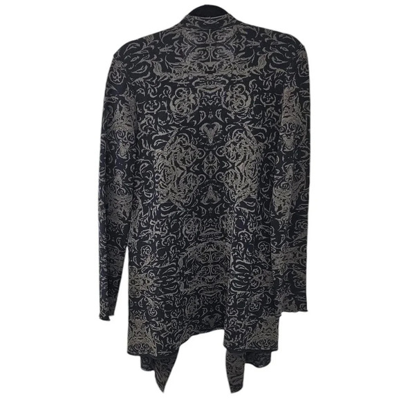 Marc Cain Womens Waterfall Open Front Wool Cardigan Size NO. 4 US 10 - Picture 2 of 8